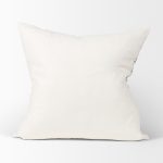 Jayden Cream w/ Black Print Linen Square Decorative Pillow Cover