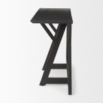 Jennings 54.0L x 16.0W x 29.5H Dark Brown Wood Console Table