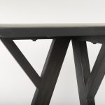 Jennings 54.0L x 16.0W x 29.5H Dark Brown Wood Console Table