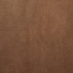 Jessie 55L x 16W Brown Leather Seat W/Black Metal Base Accent Bench