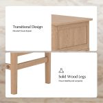 Jessy Oak Transitional Desk with Hidden Drawers and Cable Hole