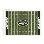 Jets 6x8 Homefield Football Field Area Rug Officially Licensed