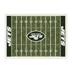 Jets 8x11 Homefield Rug Football Field NFL Licensed Nylon