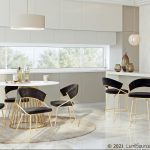 Jie Gold Metal Black Velvet Swivel Counter Stool (Set of 2) 25 Jie Gold Metal Black Velvet Swivel Counter Stool (Set of 2)