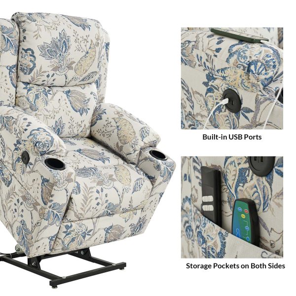Joachim Dual Motor Lift Assist Massage and Heat Recliner 4