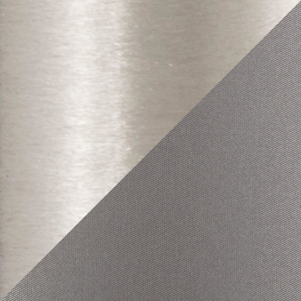 Joan Contemporary Brushed Nickel Table Lamps with Grey Shade Set of 2 9