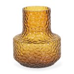 Jolene Short Amber Glass Vase
