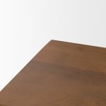 Jonan Medium Brown Wood w/ Dark Aged Brass 2 Door 3 Drawer Sideboard