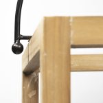 Josie (42"x14.5"x20") Natural Wood Chassis Six Light Chandelier