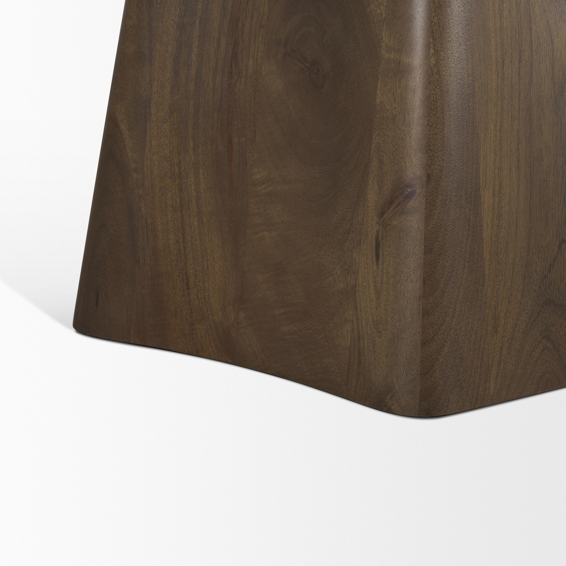 Jovani 48" Solid Dark Brown Mango Wood Round Dining Table 9 Jovani 48" Solid Dark Brown Mango Wood Round Dining Table - Image 9