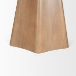 Jovani 48" Solid Light Brown Mango Wood Round Dining Table