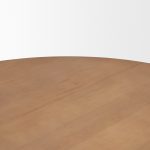 Jovani 60" Solid Light Brown Mango Wood Round Dining Table