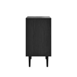 Juli Black Rattan Door Rustic Accent Cabinet Storage Cabinet 9 Juli Black Rattan Door Rustic Accent Cabinet Storage Cabinet