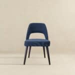 Blue Fabric Mid Century Modern Dining Chairs (Set of 2) 10 Blue Fabric Mid Century Modern Dining Chairs (Set of 2)