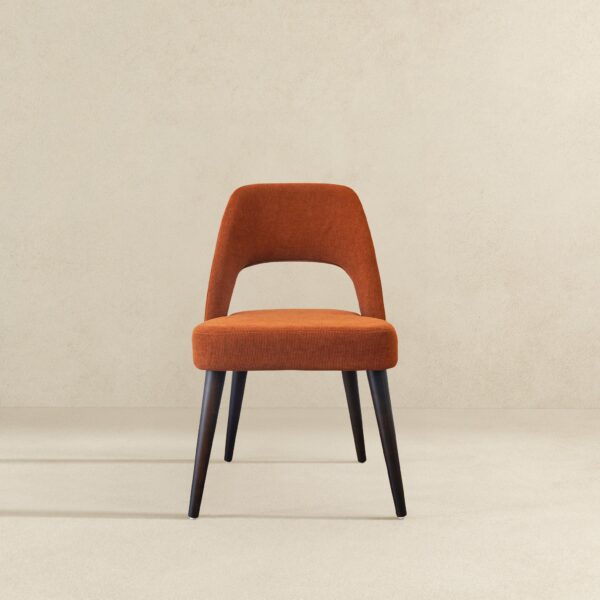 JulianaOrangeFabricDiningChair 4