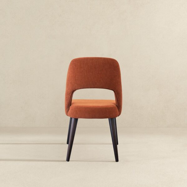 JulianaOrangeFabricDiningChair 5