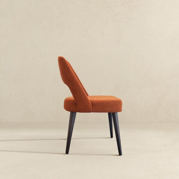 JulianaOrangeFabricDiningChair 7