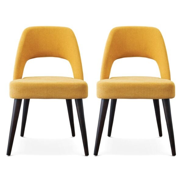 JulianaYellowDiningChair SetOf2 2