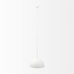 Juniper 24" Round White Dome Pendant Light