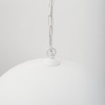 Juniper 24" Round White Dome Pendant Light