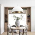 Juniper 36" Round White Dome Pendant Light
