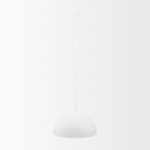 Juniper 36" Round White Dome Pendant Light