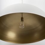 Juniper 36" Round White Dome Pendant Light