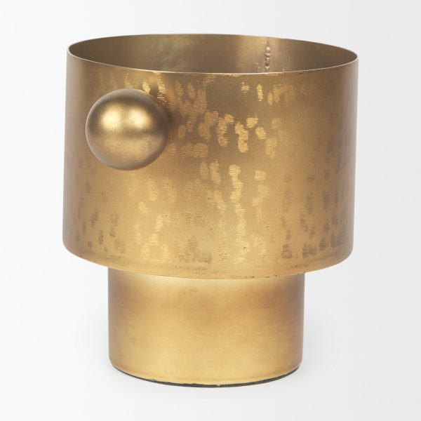 Juno 6.5H Medium Gold Iron Medium Vase 4