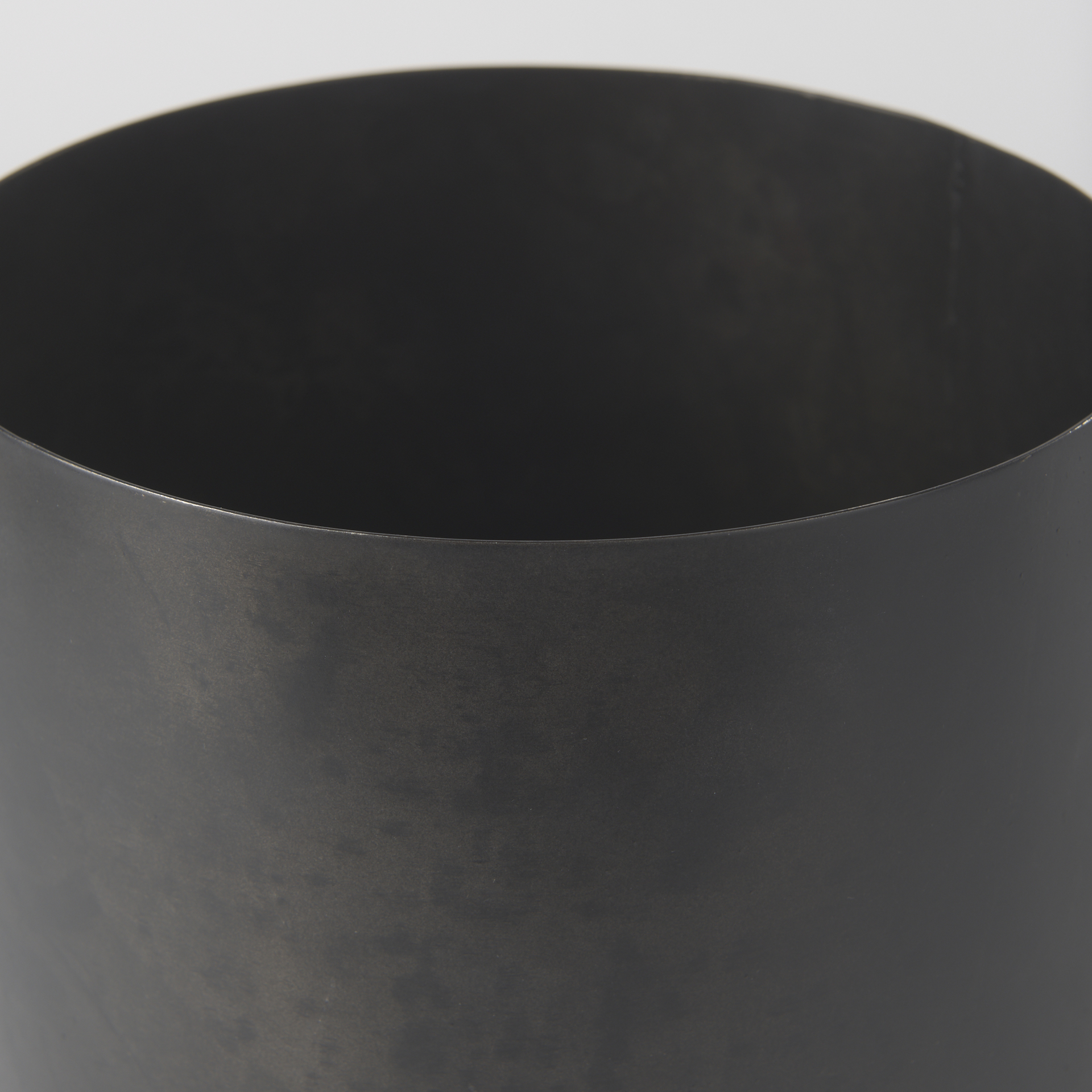 Juno 8.5H Large Black Iron Vase 6 Juno 8.5H Large Black Iron Vase - Image 6