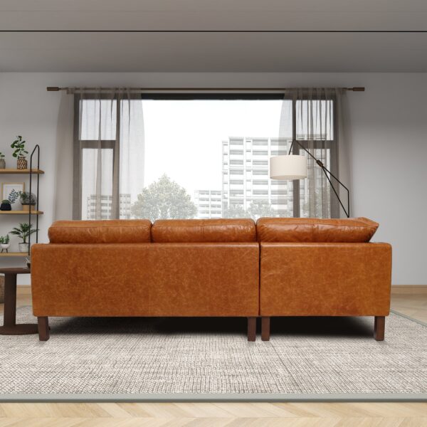 JunoSectionalLeftWaxyCognacLeatherSofa 2