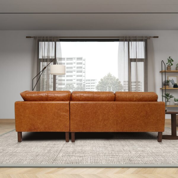 JunoSectionalRightWaxyCognacLeatherSofa 2