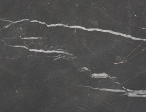 KAII Tall Black Marble Hammered Edge End Table 3