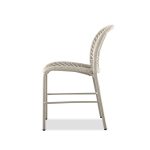 KAMARI Taupe Stackable Indoor Outdoor Dining Chairs 9 KAMARI Taupe Stackable Indoor Outdoor Dining Chairs