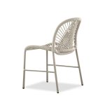 KAMARI Taupe Stackable Indoor Outdoor Dining Chairs 10 KAMARI Taupe Stackable Indoor Outdoor Dining Chairs