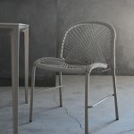KAMARI Taupe Stackable Indoor Outdoor Dining Chairs 11 KAMARI Taupe Stackable Indoor Outdoor Dining Chairs