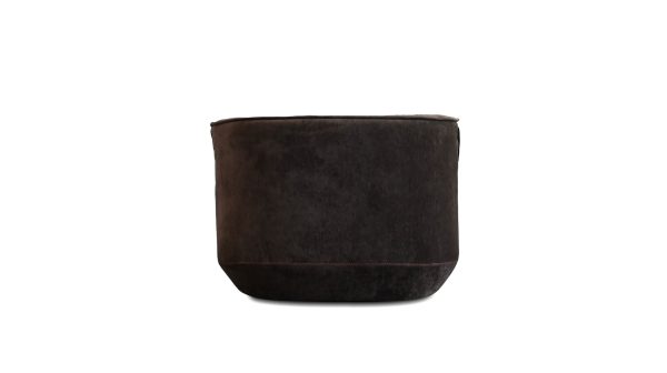 KITSUI Coffee Bean Fabric Unique Modern Lounge Chair 4