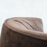 KITSUI Coffee Bean Fabric Unique Modern Lounge Chair 12 KITSUI Coffee Bean Fabric Unique Modern Lounge Chair