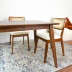 Cream Velvet Dining Chairs Elegant Danish Style (Set of 2) 7 Cream Velvet Dining Chairs Elegant Danish Style (Set of 2)