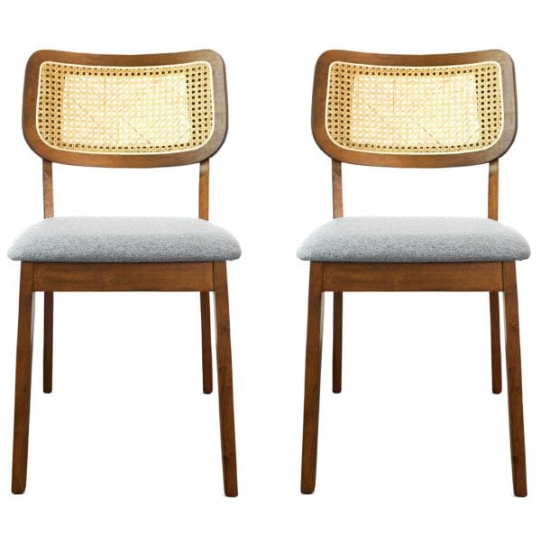 KadenDarkGrayVelvetDiningChair 1