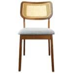 Dark Grey Linen Dining Chair Set Elegant Scandinavian Design (Set of 2) 5 Dark Grey Linen Dining Chair Set Elegant Scandinavian Design (Set of 2)