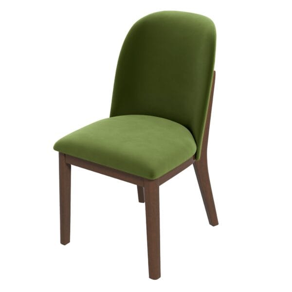 KaitlynGreenVelvetDiningChair 1