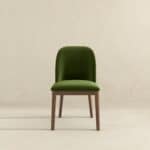 Green Velvet Mid-Century Modern Dining Chairs Solid Wood (Set of 2) 10 Green Velvet Mid-Century Modern Dining Chairs Solid Wood (Set of 2)