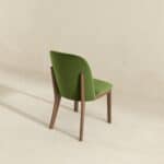Green Velvet Mid-Century Modern Dining Chairs Solid Wood (Set of 2) 13 Green Velvet Mid-Century Modern Dining Chairs Solid Wood (Set of 2)
