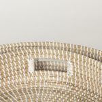 Kalama Set of 2 Large Round Seagrass Trays w/ Handles 14 Kalama Set of 2 Large Round Seagrass Trays w/ Handles