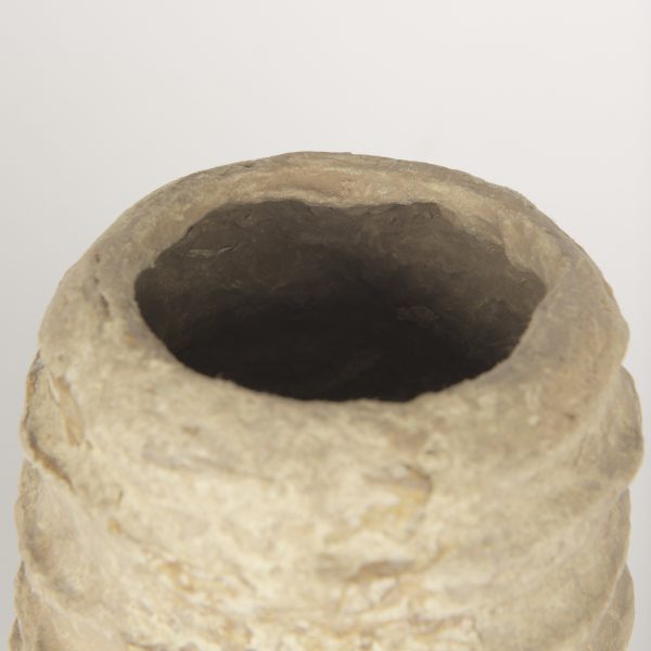 Kamli Small Beige Paper Mache Vase 5