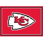 Kansas City Chiefs 3x4 Spirit Area Rug Kansas Collection
