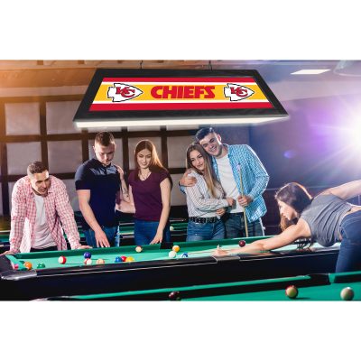 Kansas City Chiefs 42 Inch Acrylic Billiard Lamp Kansas Collection
