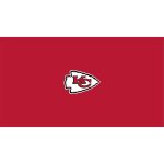 Kansas City Chiefs 8 ft Polyester Anti Friction Billiard Cloth