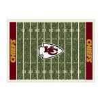 Kansas City Chiefs 8x11 Homefield Rug Kansas Collection