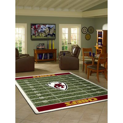 Kansas City Chiefs 8x11 Homefield Rug Kansas Collection